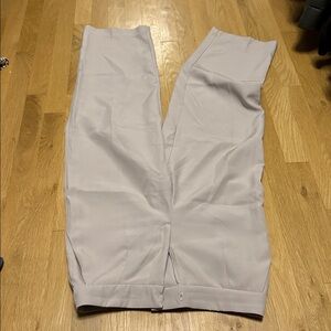 BE COOL Soft Gray Elastic Waist work pants